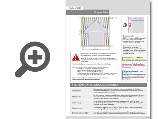 Product Bild hochwertige_kfz-magnetfolie_in_haus-form